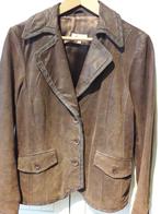 Stoer leren dames jack mt.XL Miss Etam gevoerd cognac kleur, Bruin, Maat 46/48 (XL) of groter, Ophalen of Verzenden, Zo goed als nieuw