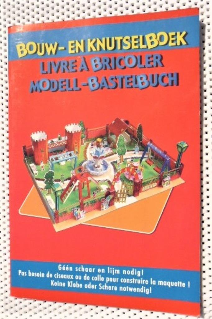 Bouw en knutselboek zonder lijm de speeltuin met instructies, Hobby en Vrije tijd, Knutselen, Nieuw, Overige typen, Verzenden