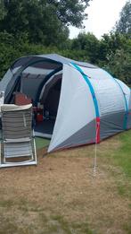 Opblaasbare tent 1 x gebruikt 4 persoons, Ophalen, Zo goed als nieuw, Tot en met 4