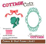 Nieuw retired snijmal Vintage Cameo & Oval van Cottage Cutz, Ophalen of Verzenden, Nieuw, Overige thema's, Pons of Mal