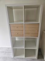 Kallax kast met 8 vakken, 2 laden en 1 deurtje, Ophalen, Zo goed als nieuw, Minder dan 150 cm, Minder dan 100 cm