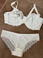 BH crème 75d Hunkemöller + nieuwe slip, Ophalen of Verzenden, Beige, Setje