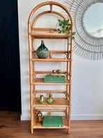 Vintage Rotan Boogkast, Ophalen, ., Boho, 50 tot 100 cm