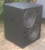 Subs 800 - 1400 Watt dubbel 15 inch, 2 stuks, Overige merken, Soundlab, Subwoofer, Refurbished