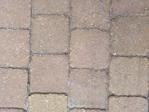 Gratis partij gemêleerde klinkertjes 10 x 10 cm, Tuin en Terras, Tegels en Klinkers, Gebruikt, Klinkers, Beton, 10 m² of meer