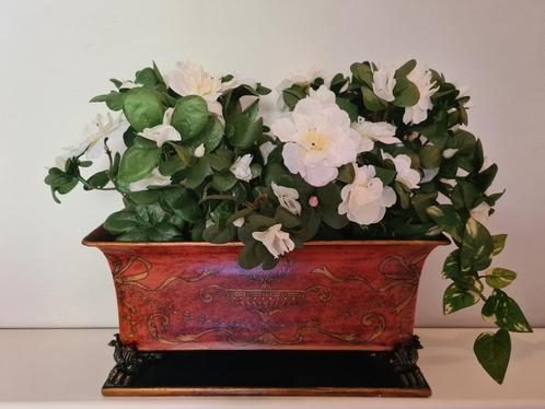 Plantenbakje met Leeuwepootjes., Antiek en Kunst, Antiek | Koper en Brons, Ophalen