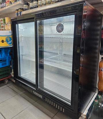 Nieuw koelvitrine met glazenschuifdeuren, koelkast koeling  beschikbaar voor biedingen