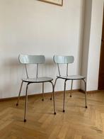 2x Vintage Formica chairs, Huis en Inrichting, Stoelen, Twee, Gebruikt, Ophalen