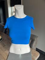Crop top kort T-shirt maat s of 164 kobalt konings blauw, Blauw, Ophalen of Verzenden, Korte mouw, Maat 36 (S)