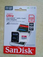 Nieuwin verpakking SanDisk Ultra 256GB microSDXC met Adapter, Nieuw, Smartphone, MicroSDXC, 256 GB