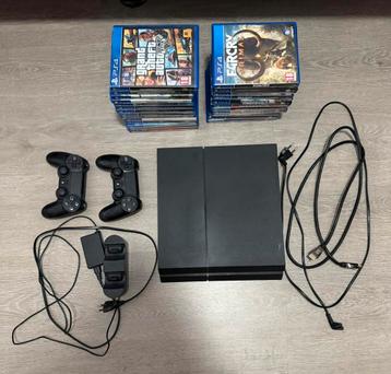 Playstation 4 met veel games beschikbaar voor biedingen