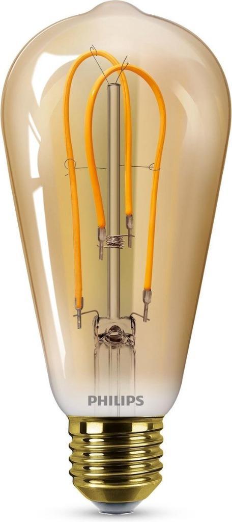 Philips LED-lamp Vintage Classic 5 W 250 lumen, Huis en Inrichting, Lampen | Losse lampen, Zo goed als nieuw, Led-lamp, Minder dan 30 watt