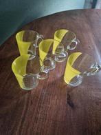 5X glazen senseo mokken, Huis en Inrichting, Keuken | Servies, Glas of Glazen, Ophalen of Verzenden, Overige stijlen, Glas