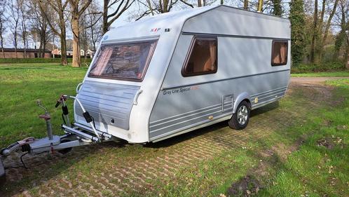 Kip caravan Greyline Special 47 TRZ, Caravans en Kamperen, Caravans, Particulier, tot en met 4, 750 - 1000 kg, Treinzit, Kip, 2 aparte bedden