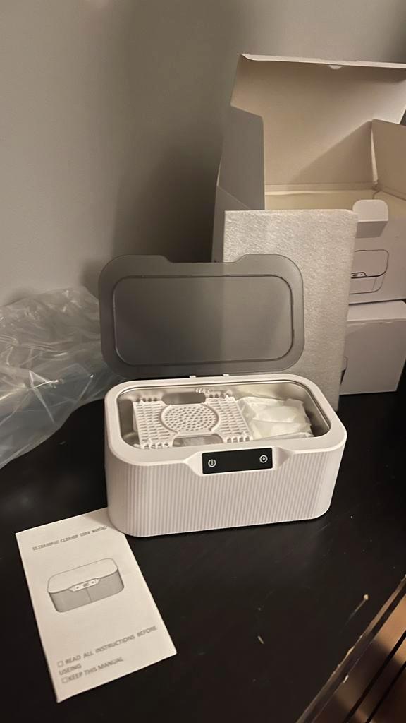 Nieuwe ultrasone reiniger, Dieren en Toebehoren, Kattenvoerbakken en Drinkbakken, Zo goed als nieuw, Ophalen of Verzenden