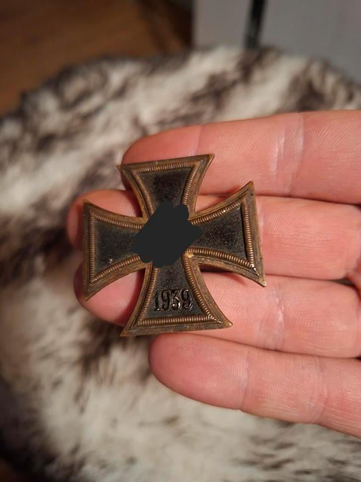 Duits Kruis 1ste klasse ww2 (1939) 18+ Lees beschrijving l, Verzamelen, Militaria | Tweede Wereldoorlog, Landmacht, Embleem of Badge