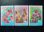 Postzegels Indonesië 1975 bloemen - cat.w. 15,00 postfris., Ophalen of Verzenden, Postfris, Zuidoost-Azië