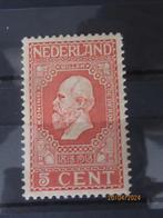 Nico Nederland 92 (X) Ongebruikt met plakker 1913, Ophalen of Verzenden, T/m 1940, Postfris