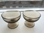 Arcoroc France Dessertschalen Rookglas - Set van 2 stuks., Antiek en Kunst, Antiek | Glas en Kristal, Ophalen of Verzenden