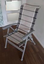 2 Dukdalf tuinstoelen + 1 bijpassend krukje, Tuin en Terras, Ophalen, Gebruikt, Aluminium