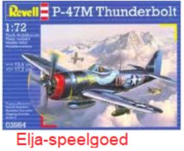 Modelbouw Revell 1:72 P-47 M Thunderbolt 3984 Vliegtuig beschikbaar voor biedingen