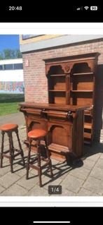 Engelse🇬🇧 bar huisbar kroeg Heiniken cafe manecave tap, Huis en Inrichting, Ophalen of Verzenden, Gebruikt, Inclusief barstoelen