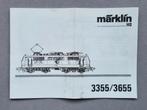 Handleiding / Instructieboekje Marklin 3355 / 3655 BR 111, Hobby en Vrije tijd, Modeltreinen | H0, Wisselstroom, Gebruikt, Locomotief
