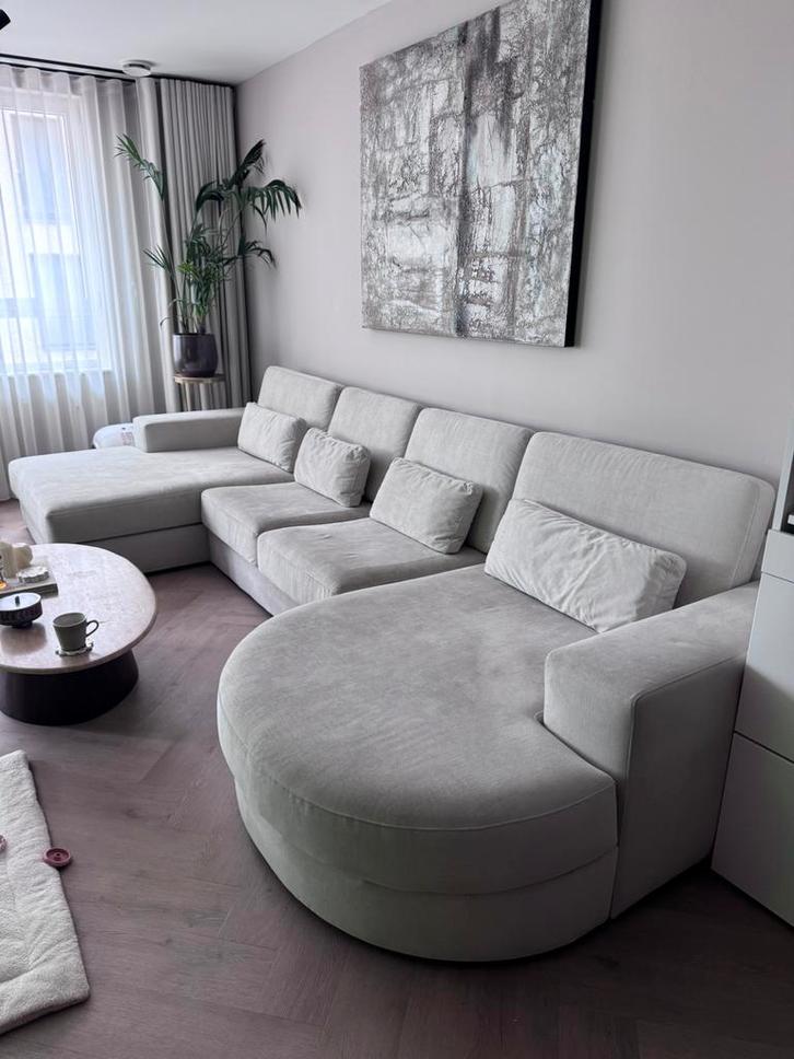 Richmond  Felix U bank beige, Huis en Inrichting, Banken | Bankstellen, Vierpersoons of meer, Ophalen