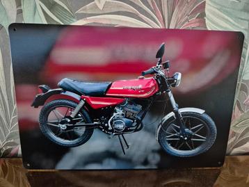 Derbi bromfiets reclamebord beschikbaar voor biedingen