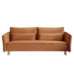 Haluta - 3-zitsslaapbank Lumo - 230x90x88 - Koperkleurig