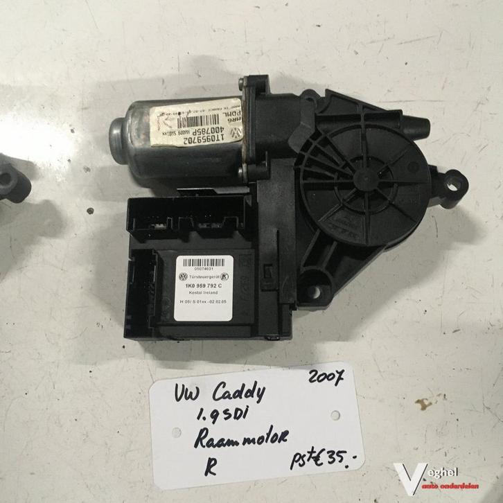Vw Caddy 1.9 SDI 2007  Raammotor Links of Rechts, Auto-onderdelen, Elektronica en Kabels, Gebruikt, Ophalen of Verzenden