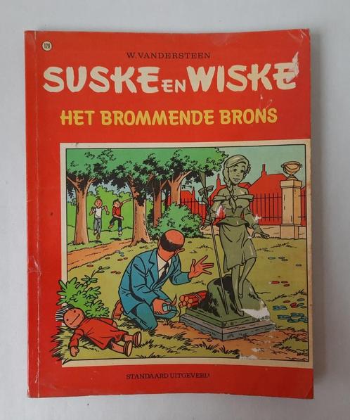 suske en Wiske nr 128 Het brommend brons (1e druk), Boeken, Stripboeken, Gelezen, Eén stripboek, Ophalen of Verzenden