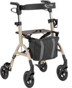 Binnen en buiten rollator met dienblad nieuw model 2025, Ophalen of Verzenden, Opvouwbaar, Nieuw