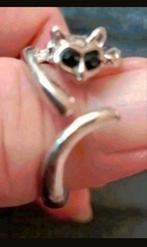 Ring kat open, Sieraden, Tassen en Uiterlijk, Ringen, Verzenden, Nieuw, Zilver