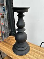 Koperen kandelaar, Ophalen of Verzenden, Zo goed als nieuw, Zwart, Minder dan 25 cm