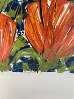 Ad van Hassel | Oranje Tulpen, Antiek en Kunst, Kunst | Litho's en Zeefdrukken, Ophalen