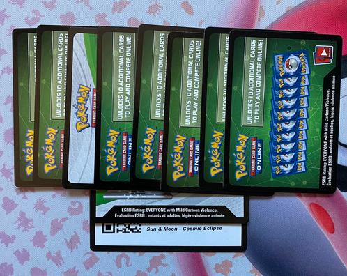 Pokémon TCG Live Code Cards Sun & Moon Cosmic Eclipse, Hobby en Vrije tijd, Verzamelkaartspellen | Pokémon, Nieuw, Meerdere kaarten