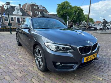 BMW  220 Cabrio Sport 184pk aut 8  Orig nl vol leer Navi beschikbaar voor biedingen