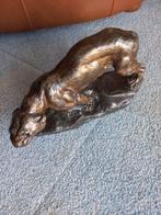 Mooie bronzen leeuw  van Cartier1600 gram n goed bod, Ophalen of Verzenden, Zo goed als nieuw