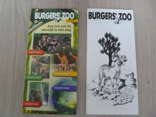 Burgers Zoo: 2 Folders uit 19..? Kleur + zw./wit. Verzamelen, Tickets en Kaartjes, Recreatie | Dierentuinen, Overige typen