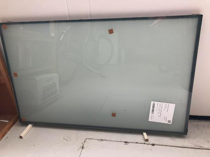 Isolatieglas deur matte folie 1.1 Hr++ 33.1 | 512Mm x 832mm, Doe-het-zelf en Verbouw, Glas en Ramen, Nieuw, Glasplaat, 80 tot 120 cm