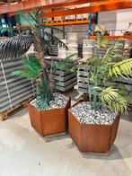 Planten bakken met grind ophalen in Eindhoven, Tuin en Terras, Bloembakken en Plantenbakken, Ophalen, Gebruikt, Rond, Metaal