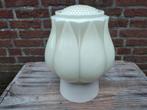Thabur den haag art deco glazen tulp plafonniére plafondlamp, Huis en Inrichting, Lampen | Plafondlampen, Ophalen, Gebruikt, Glas
