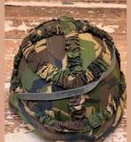 NL leger Kevlar helm woodland cover, Ophalen of Verzenden