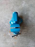 Kleine Blauwe York Bankschroef, Doe-het-zelf en Verbouw, Ophalen of Verzenden, Zo goed als nieuw