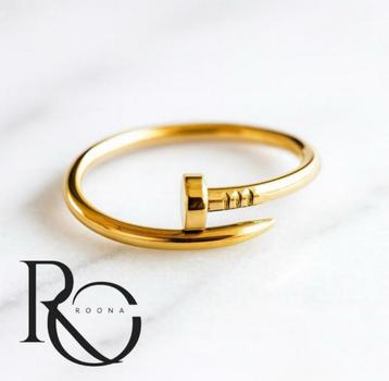 14 karaat gouden Nail ring Spijker ring beschikbaar voor biedingen