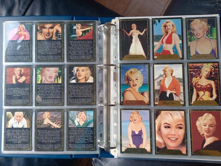 Marilyn Monroe plaatjes en filmfoto's, Verzamelen, Muziek, Artiesten en Beroemdheden, Zo goed als nieuw, Overige typen, Ophalen of Verzenden