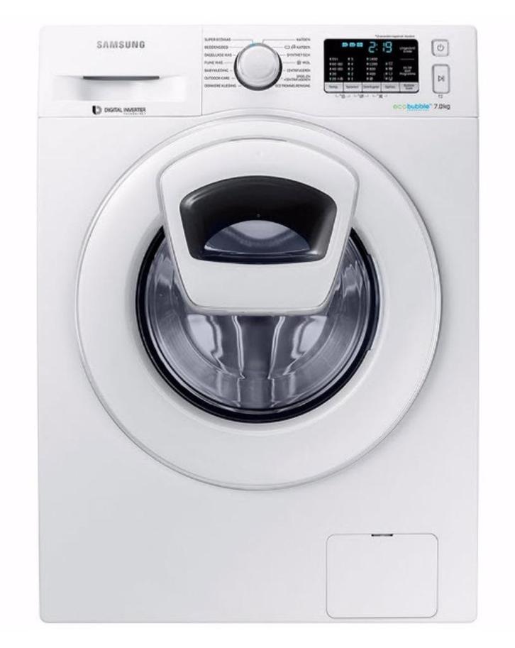 SAMSUNG wasmachine ecobubble + gratis waterslot, Witgoed en Apparatuur, Wasmachines, Zo goed als nieuw, Voorlader, 6 tot 8 kg