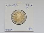 2-euromunt Duitsland (D) G 2014 Koers LX-K8.2, Ophalen of Verzenden, Duitsland, 2 euro, Losse munt