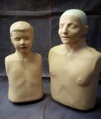 2x Oude vintage reanimatie pop kind volwassen, Antiek en Kunst, Ophalen of Verzenden